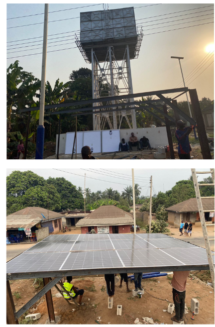 Installation of Community Solar Water Pumping System