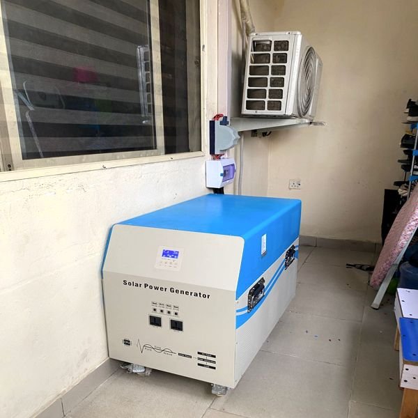 Home Solar system installation of 5000W Solar Generator